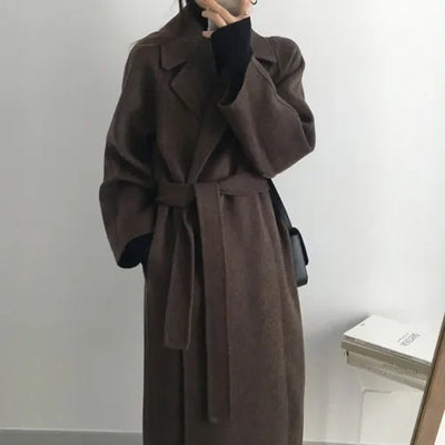 Clara | Eleganter Maxi-Mantel für Damen Winter