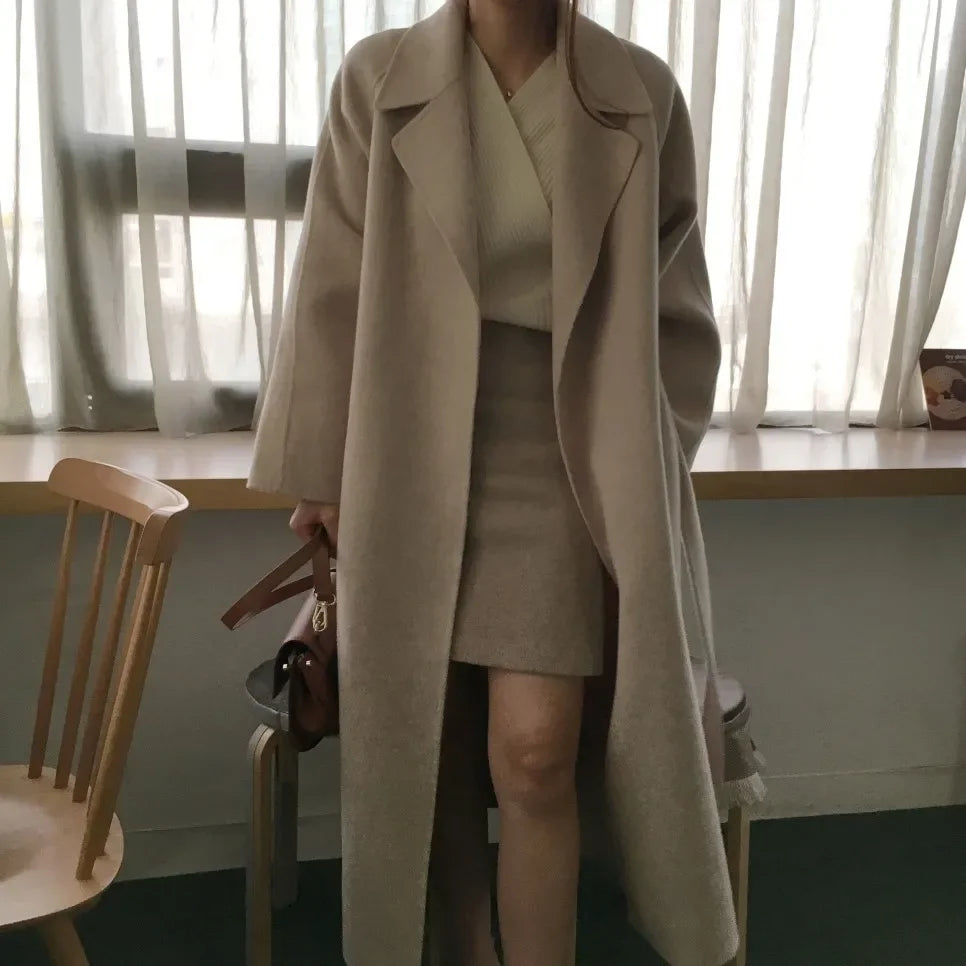 Clara | Eleganter Maxi-Mantel für Damen Winter