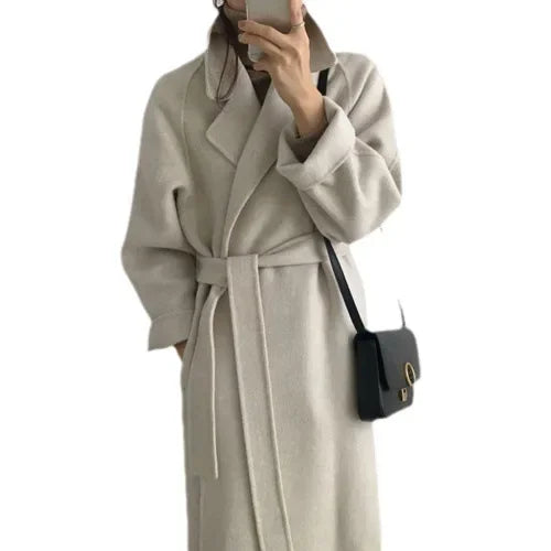 Clara | Eleganter Maxi-Mantel für Damen Winter