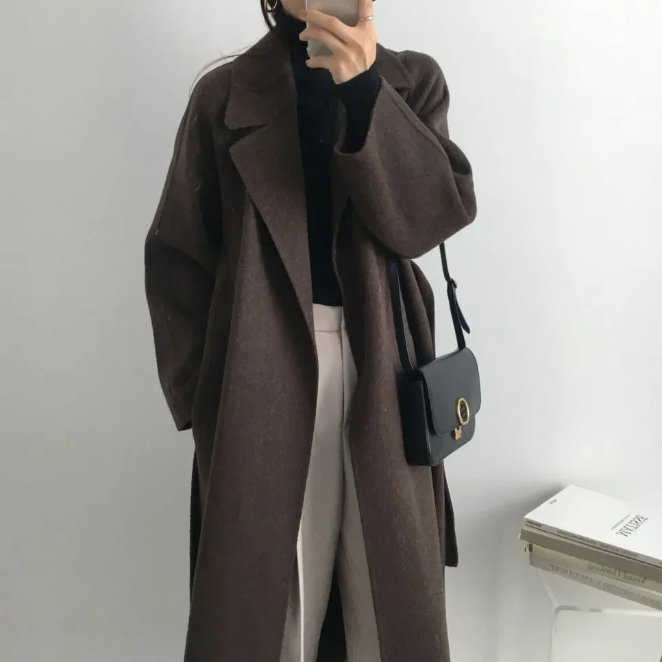 Clara | Eleganter Maxi-Mantel für Damen Winter