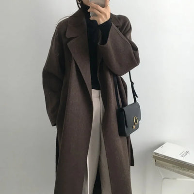 Clara | Eleganter Maxi-Mantel für Damen Winter