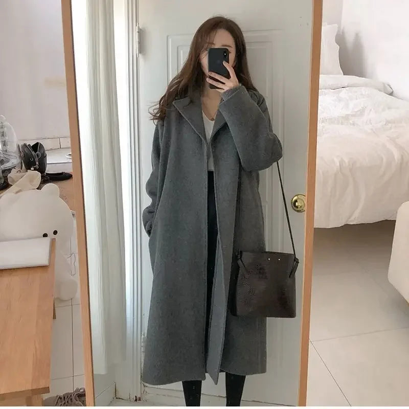Clara | Eleganter Maxi-Mantel für Damen Winter
