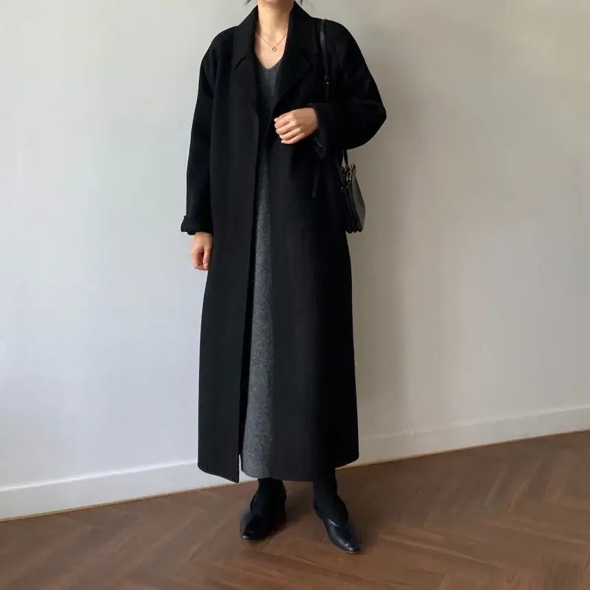 Clara | Eleganter Maxi-Mantel für Damen Winter