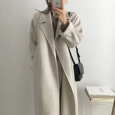 Clara | Eleganter Maxi-Mantel für Damen Winter