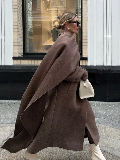 Clara | Eleganter Oversize-Mantel für Damen Herbst