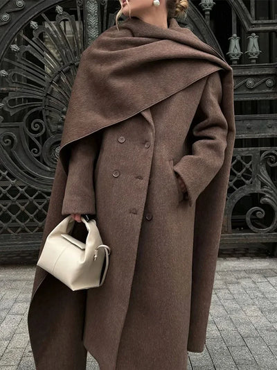Clara | Eleganter Oversize-Mantel für Damen Herbst