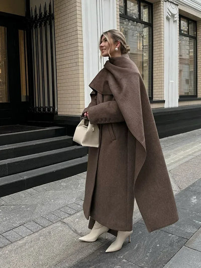 Clara | Eleganter Oversize-Mantel für Damen Herbst