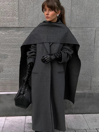 Clara | Eleganter Oversize-Mantel für Damen Herbst