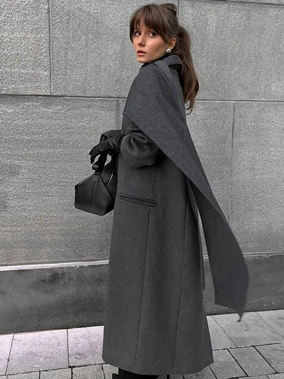 Clara | Eleganter Oversize-Mantel für Damen Herbst