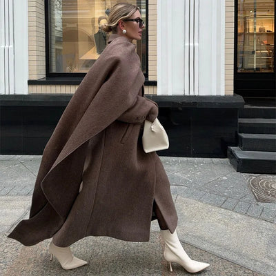 Clara | Eleganter Oversize-Mantel für Damen Herbst