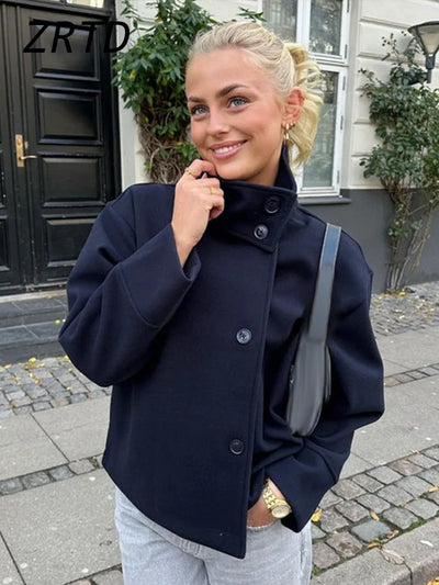 Clara | Eleganter Wollmantel für Damen Herbst