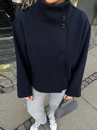 Clara | Eleganter Wollmantel für Damen Herbst