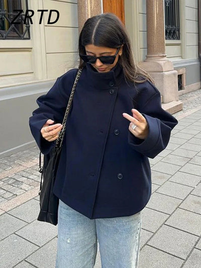 Clara | Eleganter Wollmantel für Damen Herbst