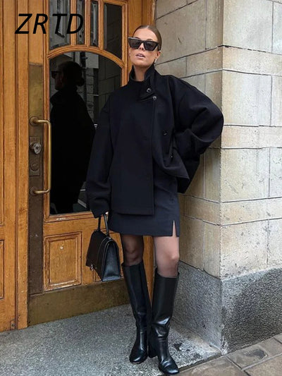 Clara | Eleganter Wollmantel für Damen Herbst