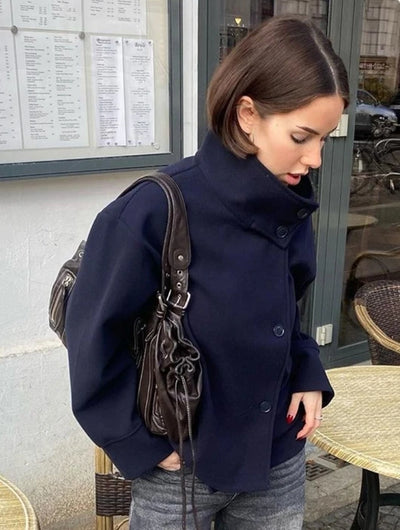 Clara | Eleganter Wollmantel für Damen Herbst