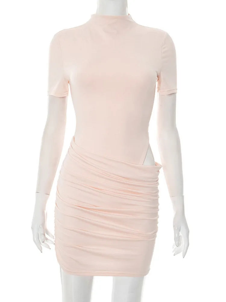 Clara | Elegantes Mini-Kleid für Damen mit Raffung