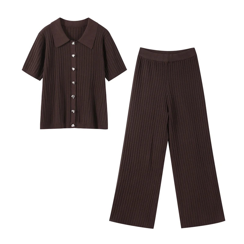 Clara | Elegantes Strickset Damen für Herbst bequem 6