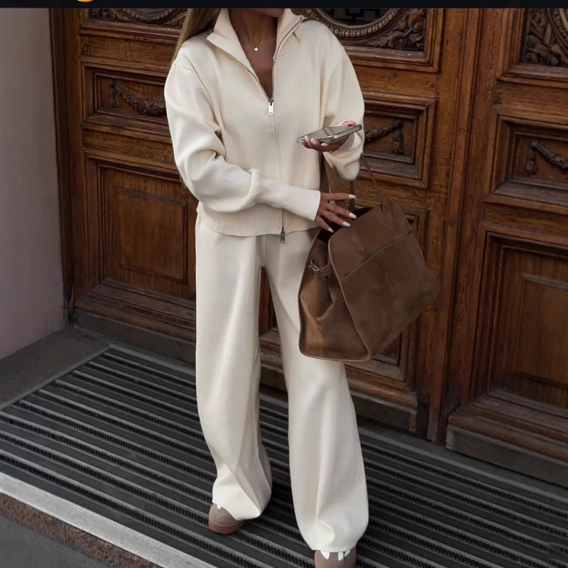 Clara | Elegantes Strickset Damen für Herbst und Winter
