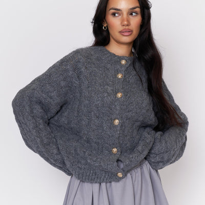 Clara | Flauschige Strickjacke für Damen Oversize