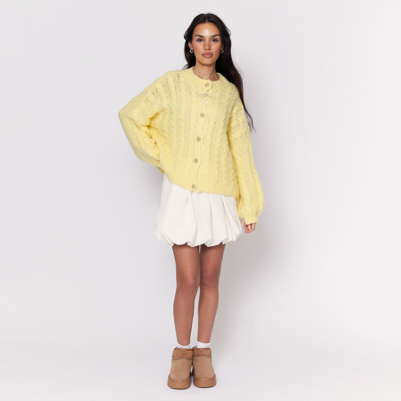 Clara | Flauschige Strickjacke für Damen Oversize
