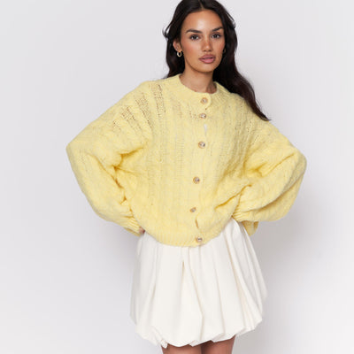 Clara | Flauschige Strickjacke für Damen Oversize