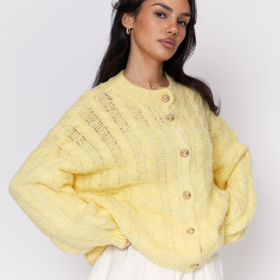 Clara | Flauschige Strickjacke für Damen Oversize