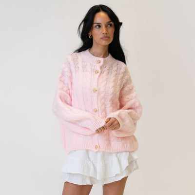 Clara | Flauschige Strickjacke für Damen Oversize