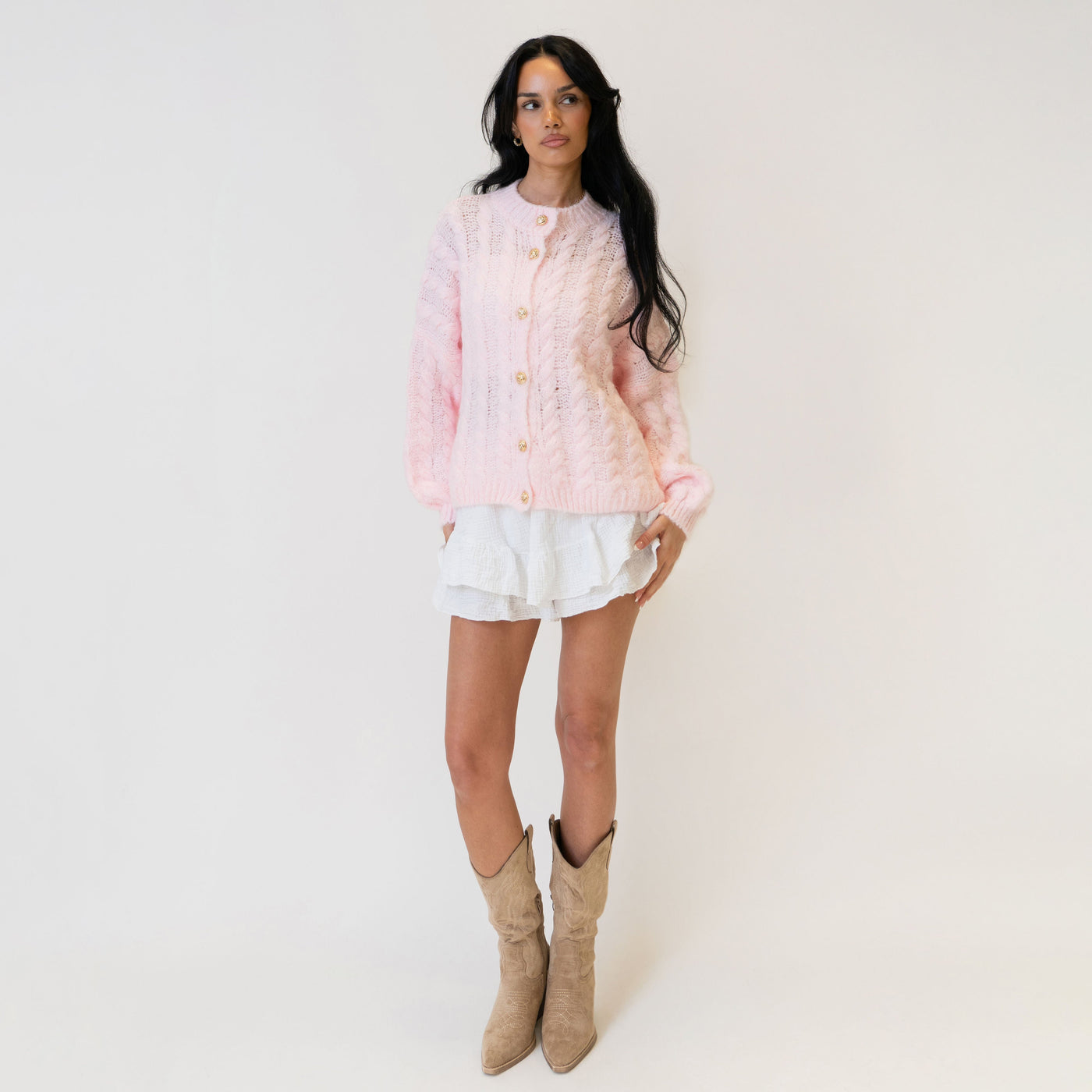 Clara | Flauschige Strickjacke für Damen Oversize