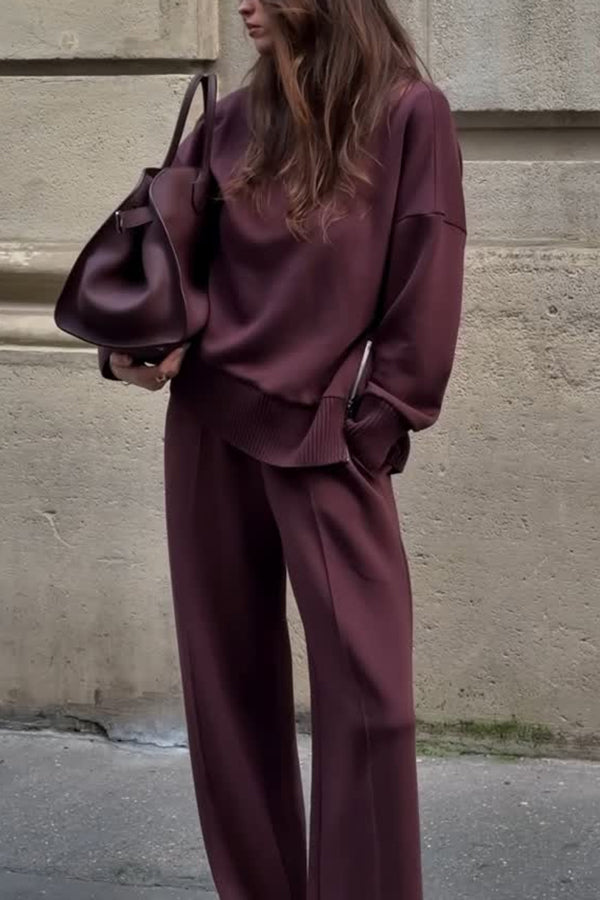 Clara | Gemütliches Sweatshirt-Set für Damen mit Taschen