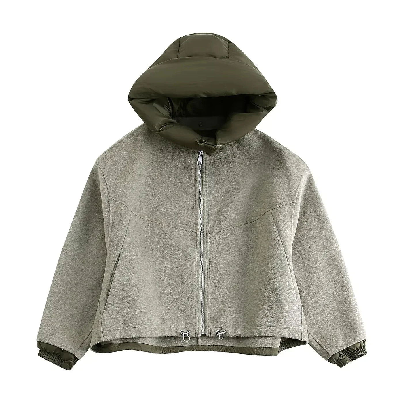 Clara | Warmer Damenpullover aus Baumwolle mit Kapuze Herbst