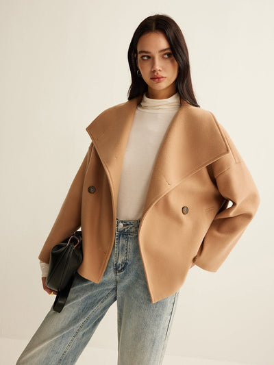 Clara | Zeitloser Cropped Damenmantel für Herbst elegant 0