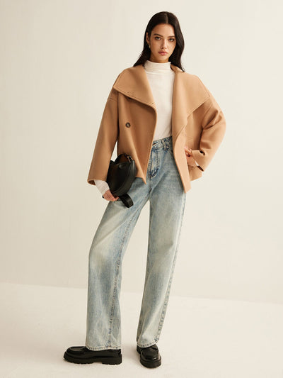 Clara | Zeitloser Cropped Damenmantel für Herbst elegant 4