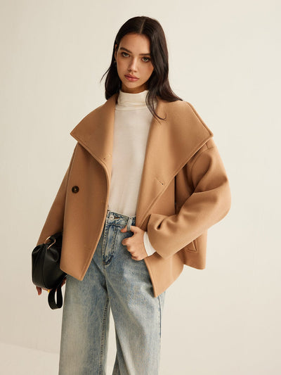 Clara | Zeitloser Cropped Damenmantel für Herbst elegant 5