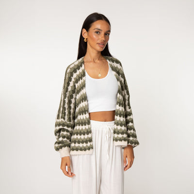 Cozy | Eleganter Strickcardigan für Damen Pastell Oversized