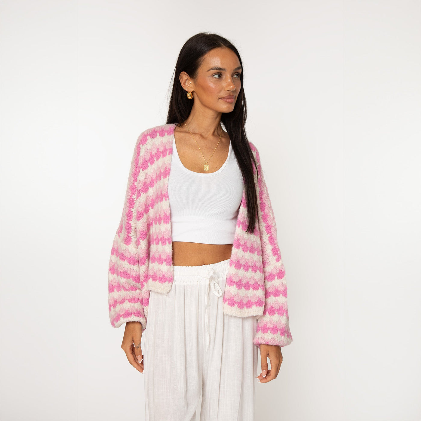 Cozy | Eleganter Strickcardigan für Damen Pastell Oversized