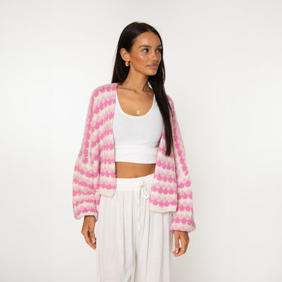 Cozy | Eleganter Strickcardigan für Damen Pastell Oversized