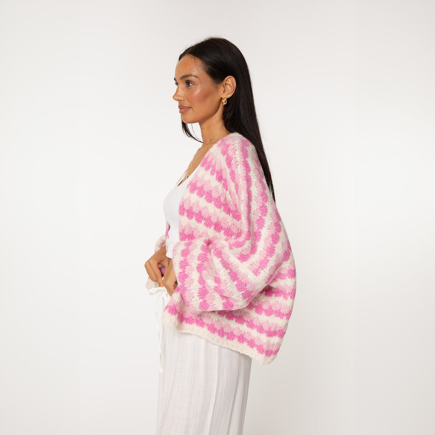 Cozy | Eleganter Strickcardigan für Damen Pastell Oversized