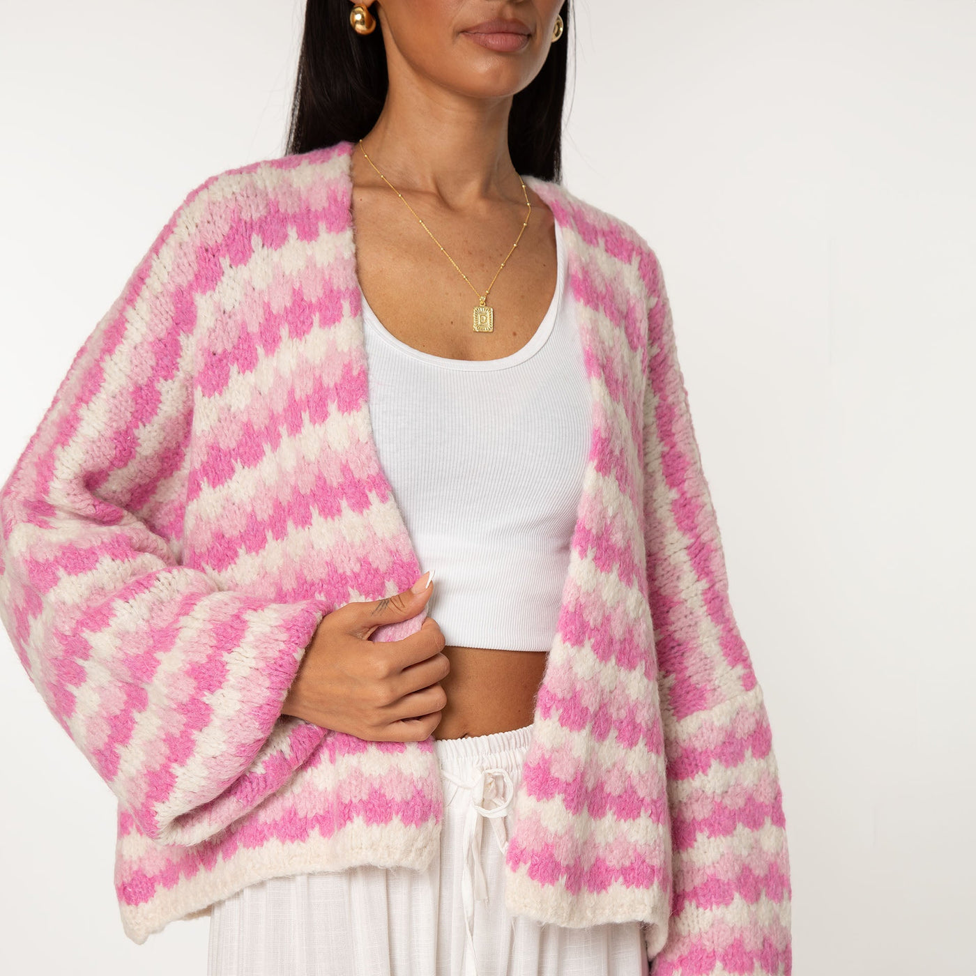 Cozy | Eleganter Strickcardigan für Damen Pastell Oversized