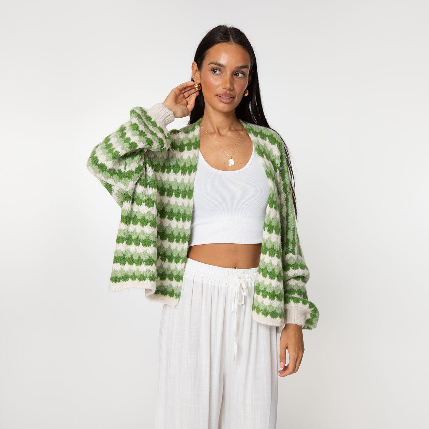 Cozy | Eleganter Strickcardigan für Damen Pastell Oversized