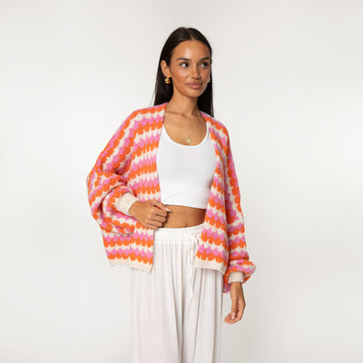 Cozy | Eleganter Strickcardigan für Damen Pastell Oversized