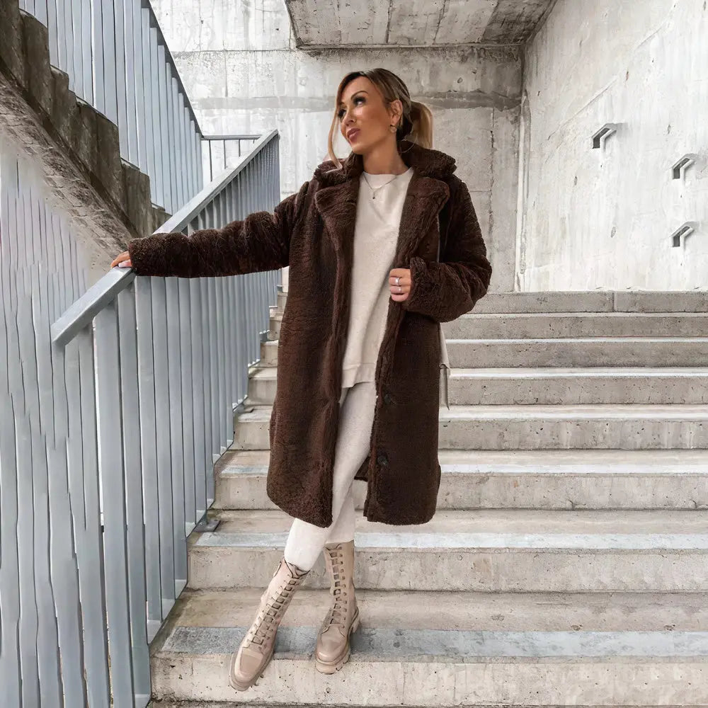 Cozy | Stilvoller Teddymantel für Damen Winter 7