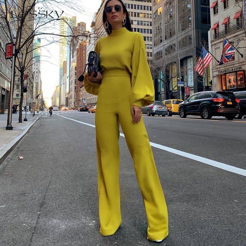 LILOU | Sommer Jumpsuit mit weitem Bein