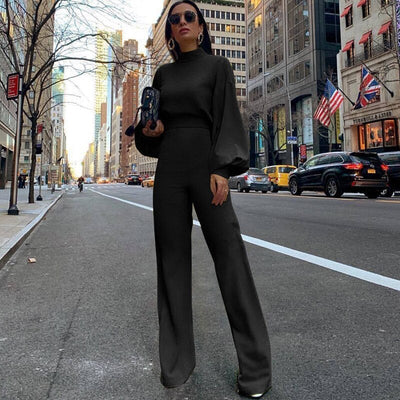LILOU | Sommer Jumpsuit mit weitem Bein