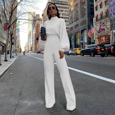 LILOU | Sommer Jumpsuit mit weitem Bein