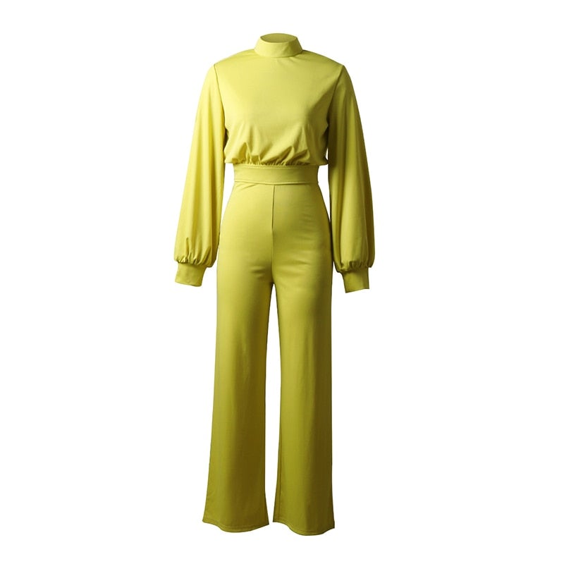 LILOU | Sommer Jumpsuit mit weitem Bein