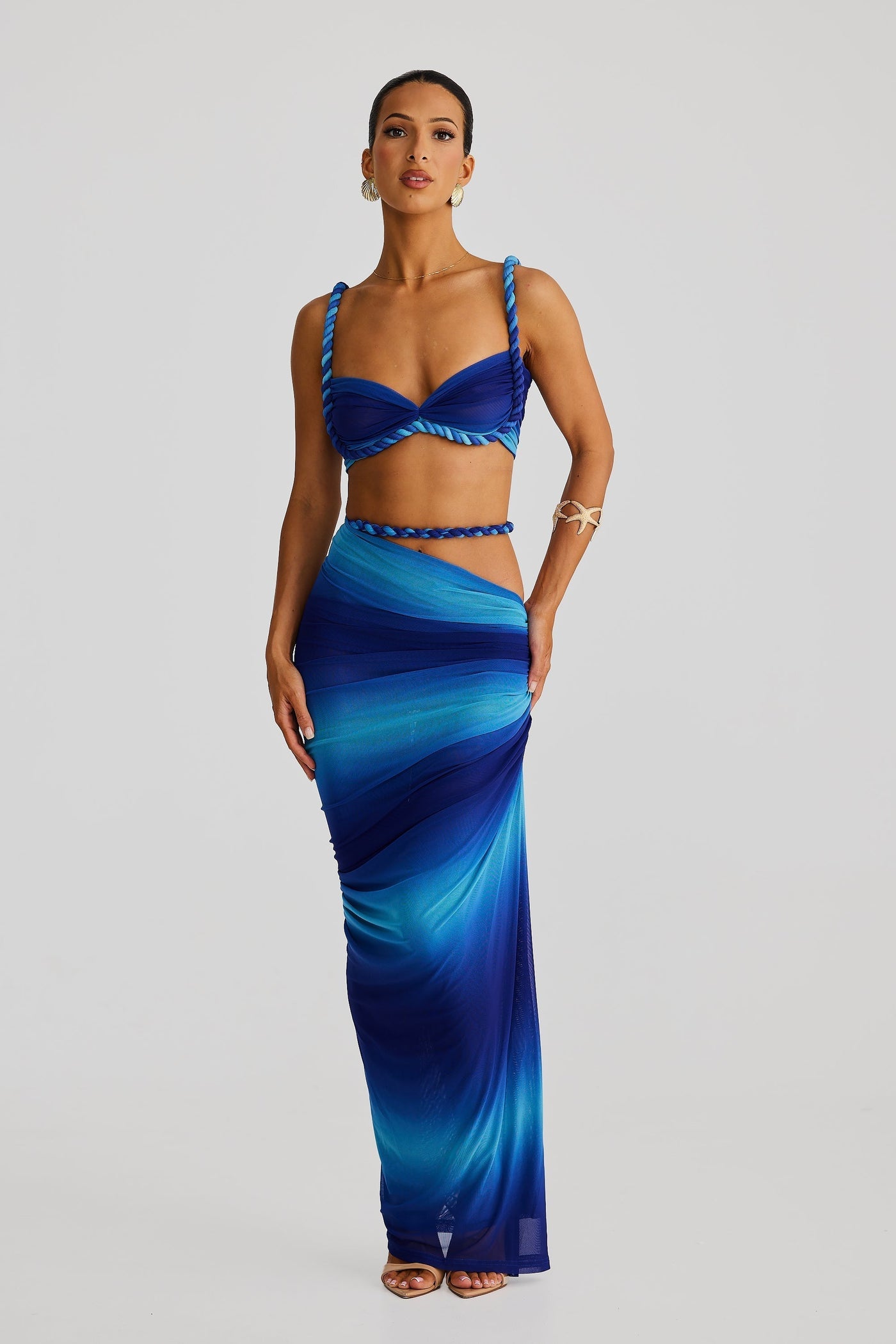 Zwei Teiler Kleid
