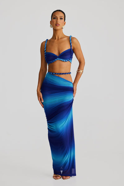 Zwei Teiler Kleid