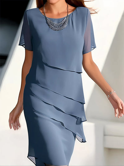 Daria | Elegantes Festliches Kleid für Damen Chiffon