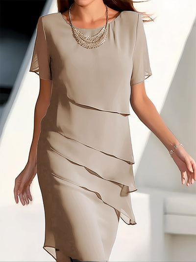 Daria | Elegantes Festliches Kleid für Damen Chiffon