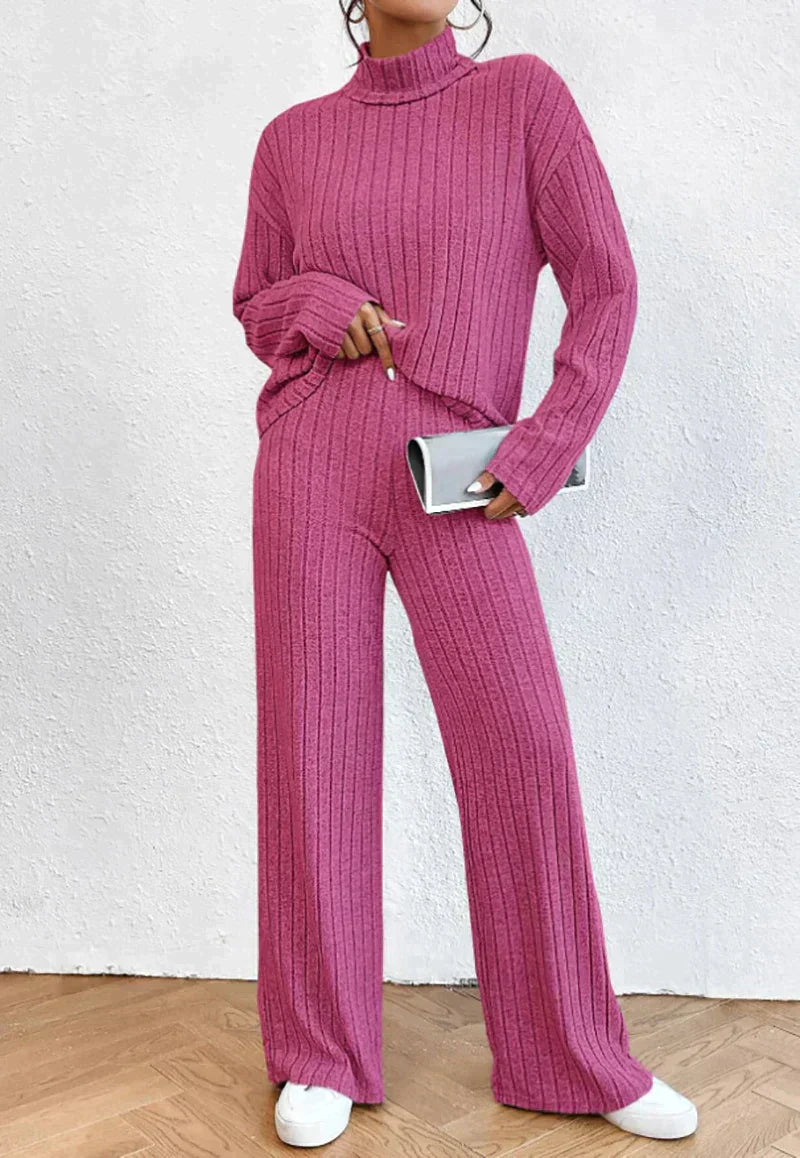 Darlene | Elegantes Strickset für Damen mit Rollkragen